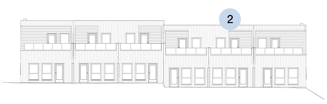 Fasade mot sørvest Galleribilde