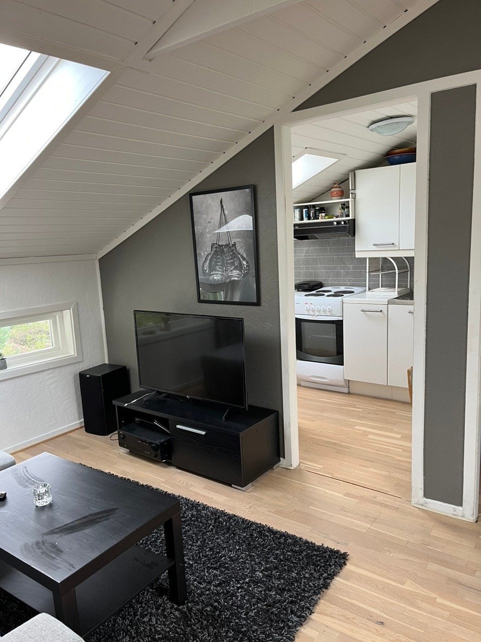 Stue mot kjøkken Galleribilde