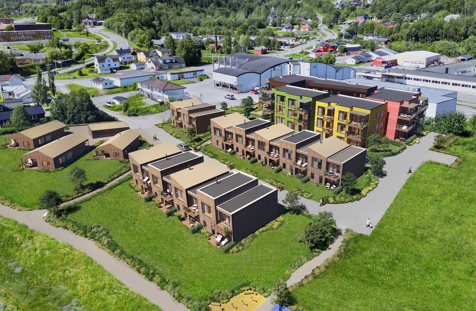 Illustrasjon av område Galleribilde