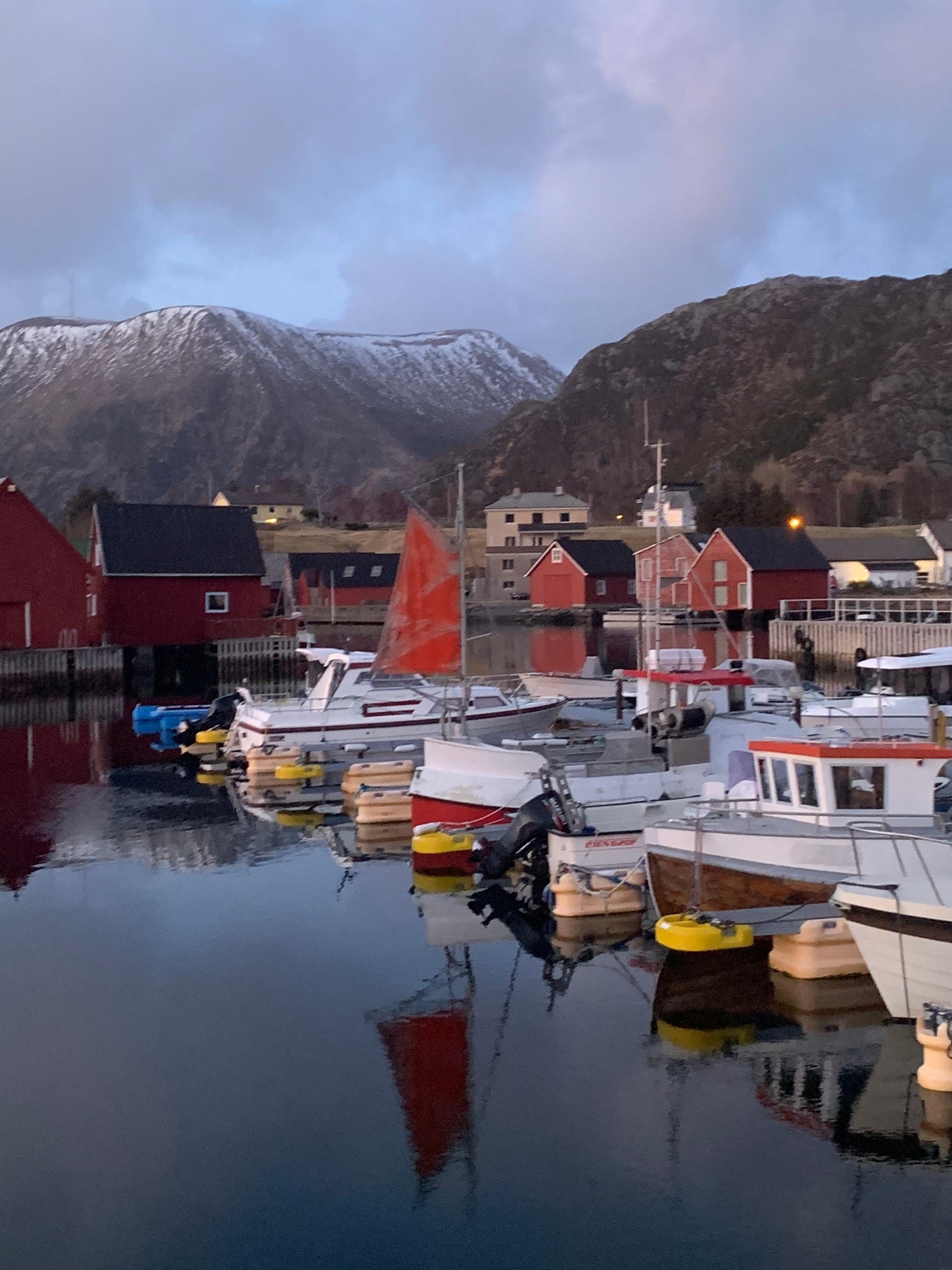 Båthavna i Struen Galleribilde