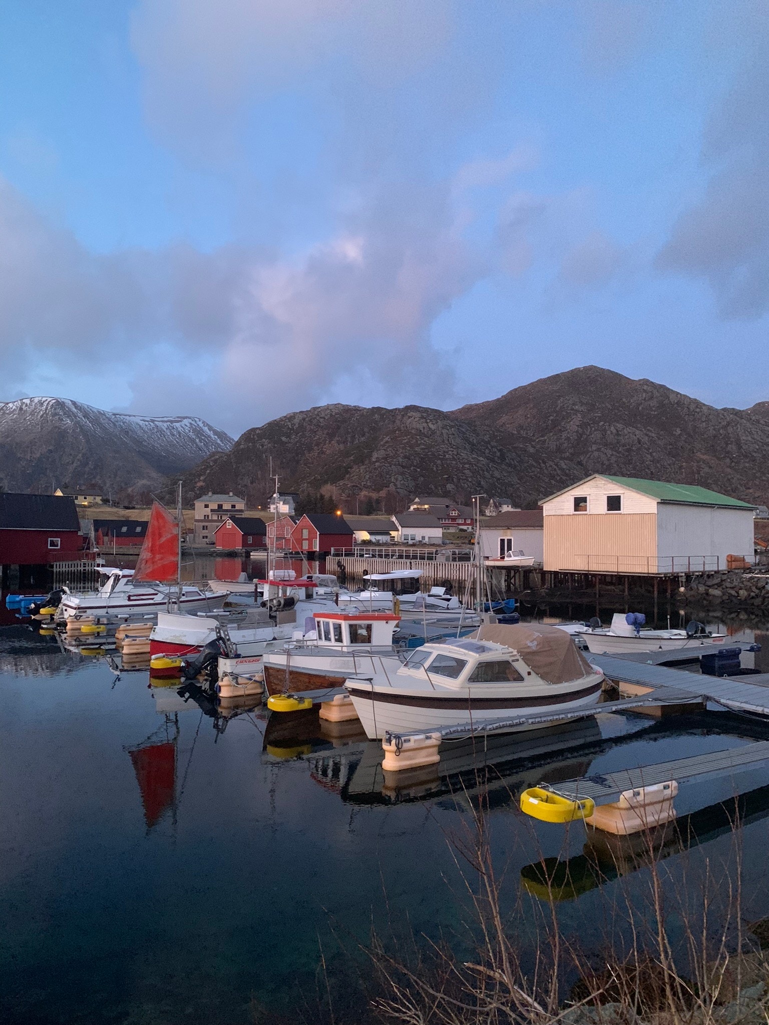 Båthavna i Struen Galleribilde