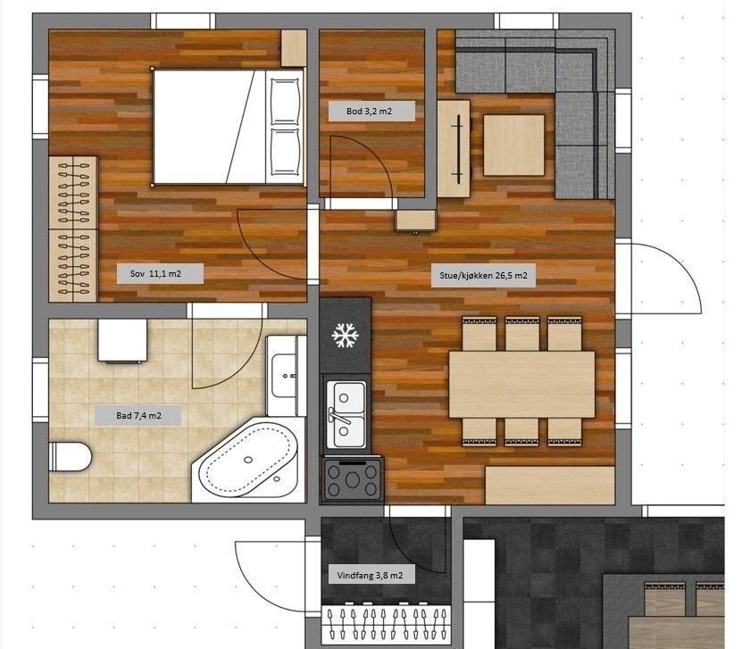 Planløsningen Galleribilde