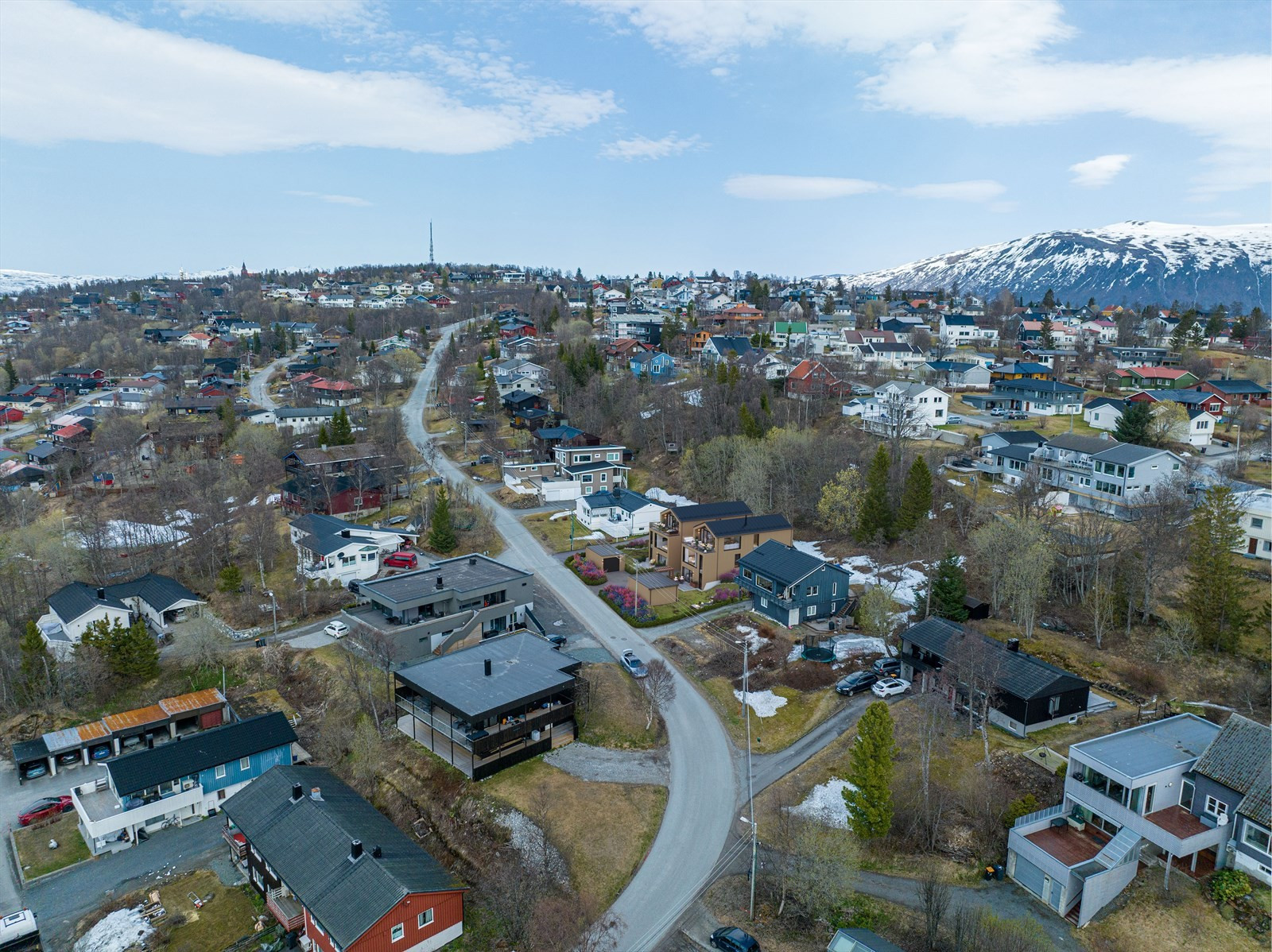 Boligene blir bygget i svært attraktive Vesterlia på vestsiden av Tromsøya