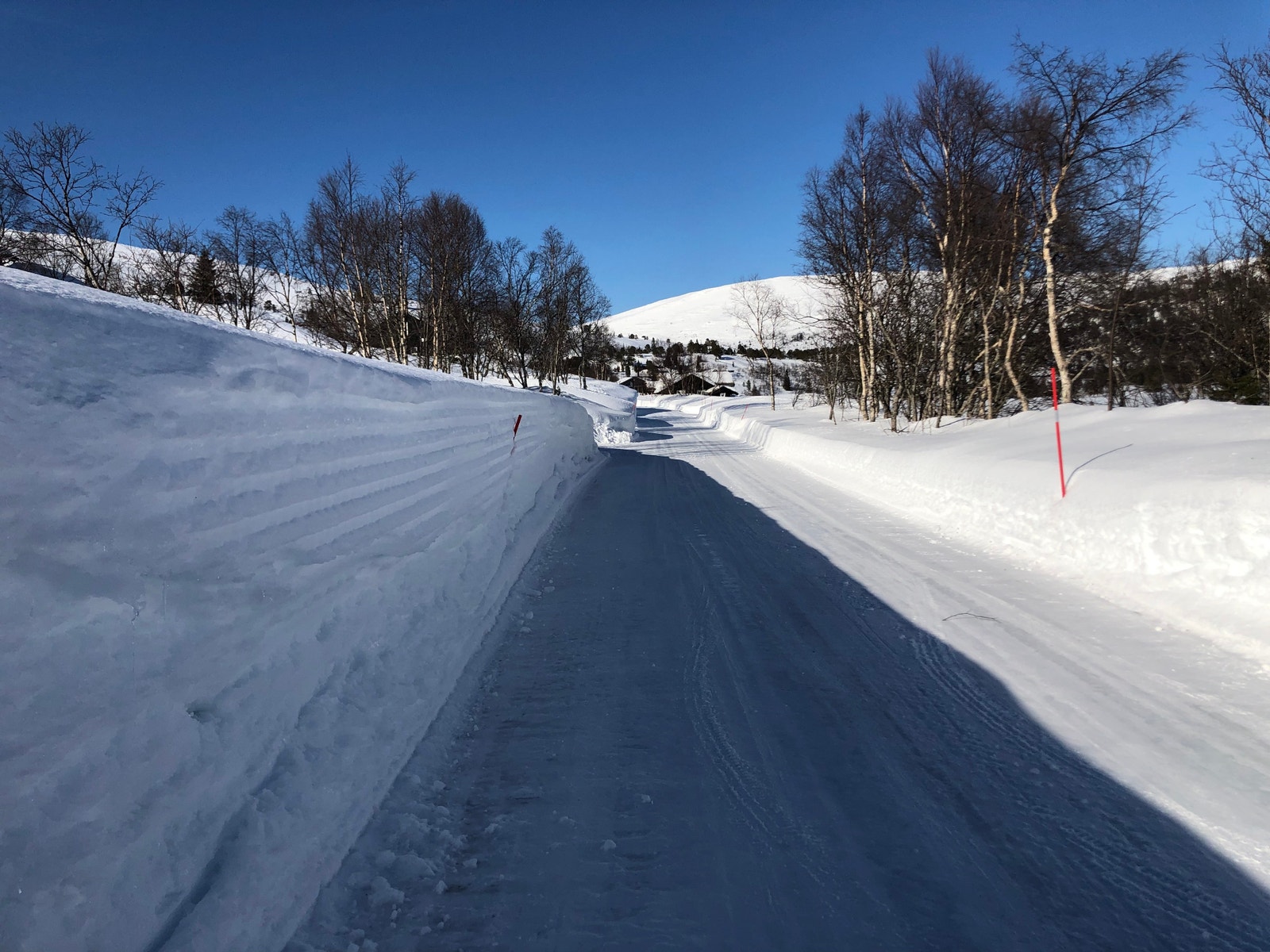 Vinterbrøyta veier frem til hyttetomtene Galleribilde