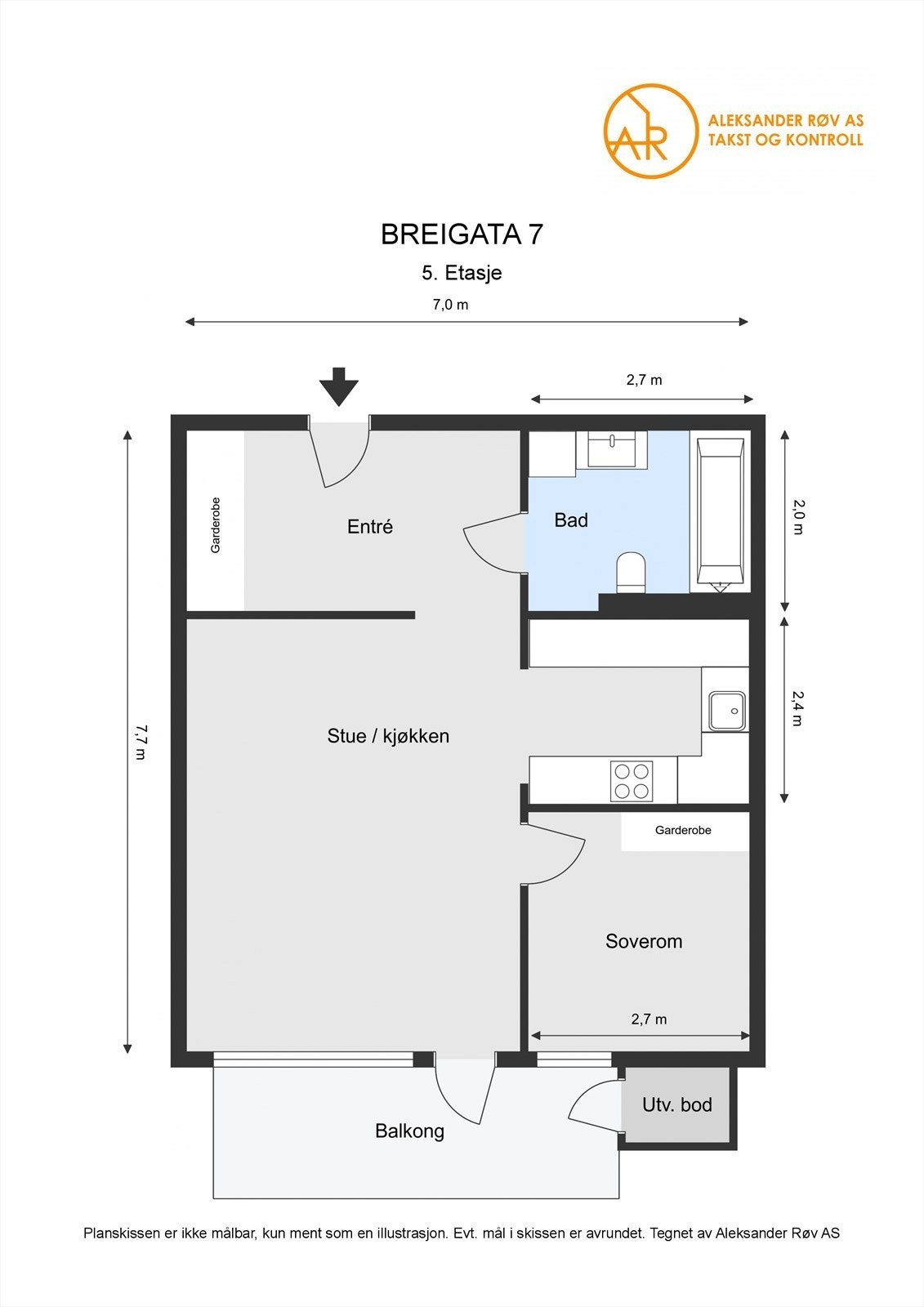 Plantegning Galleribilde