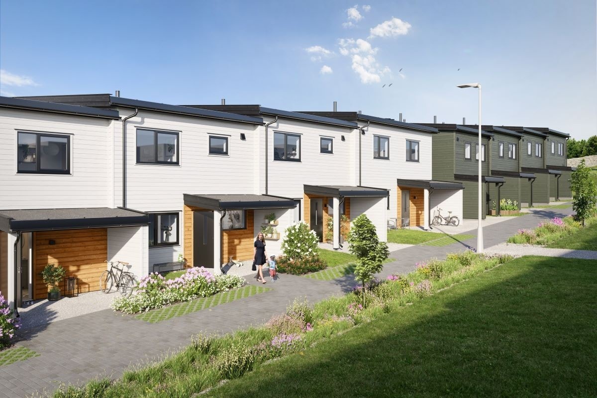 Bladfaksveien 69-77 - inngangsparti Galleribilde