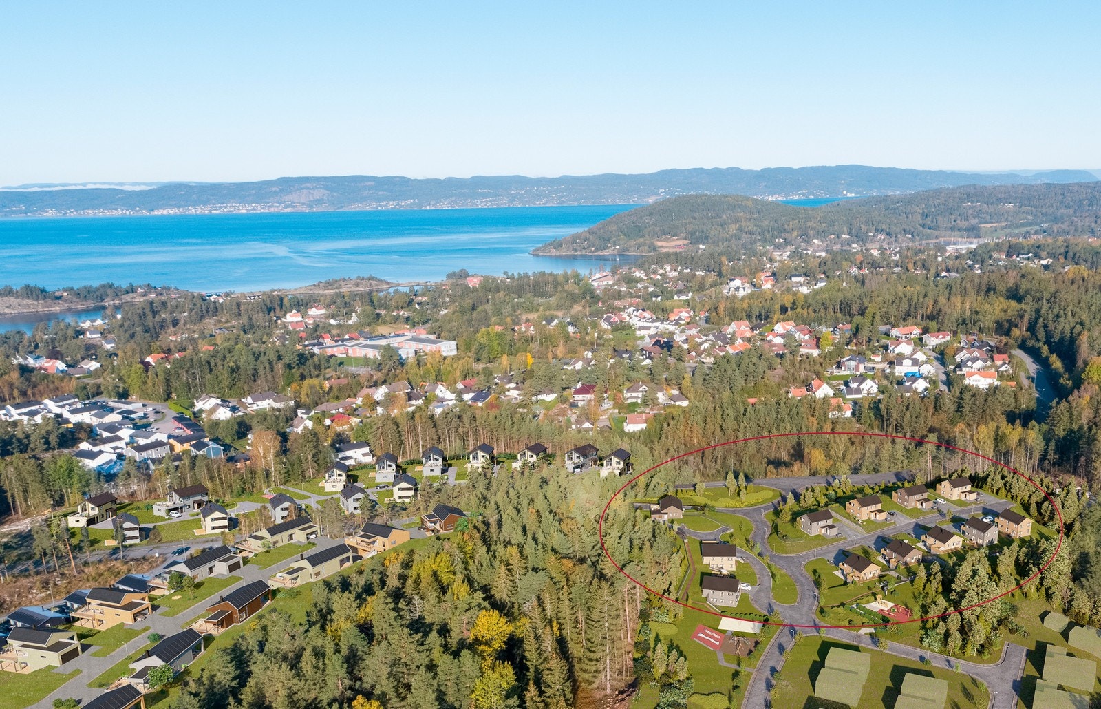 Velkommen til Villa Havblikk 4 - Blåbærslynga.
Tomteareal fra 790 - 1807 m2 Galleribilde