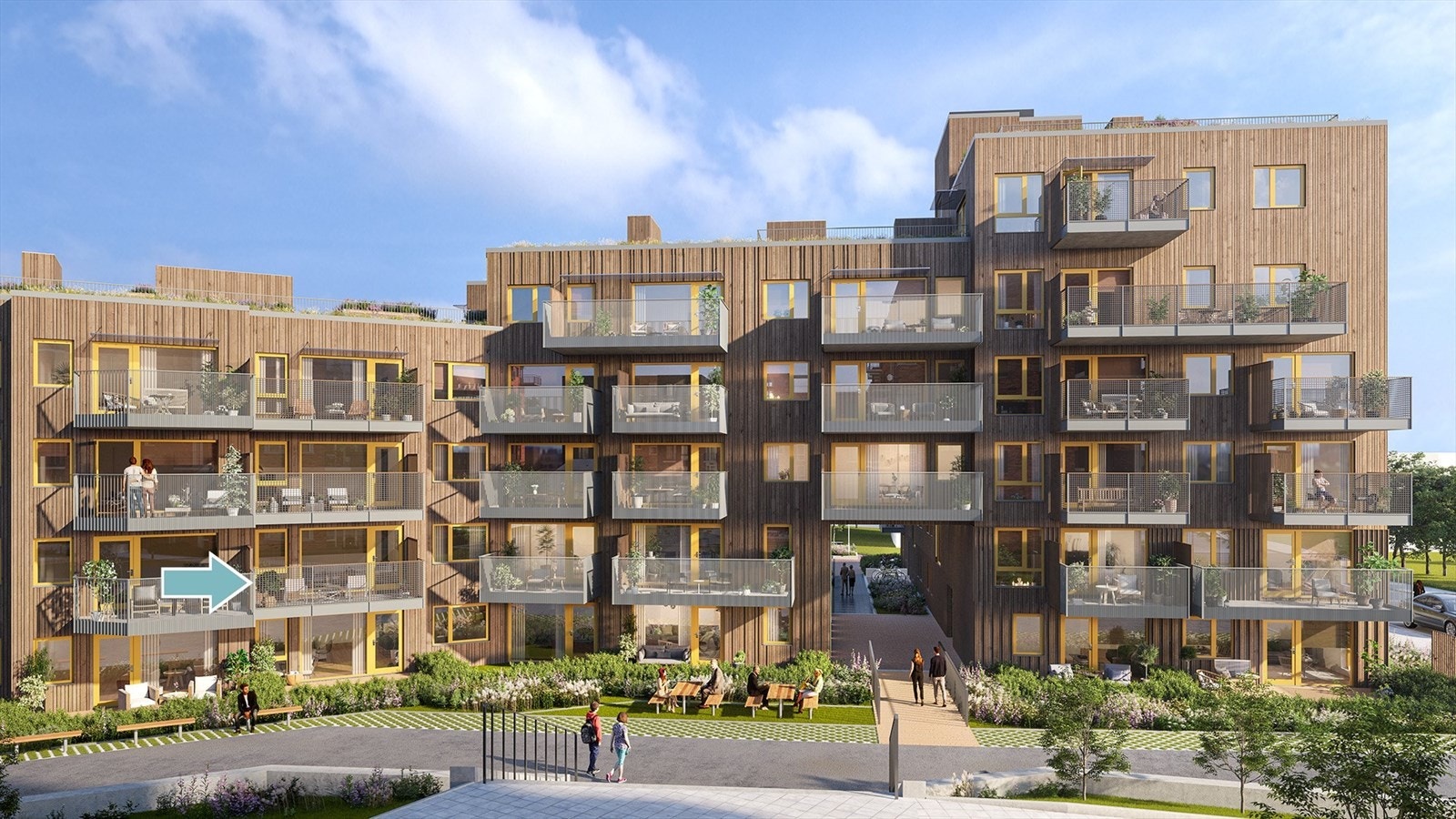 Plassering i bygget Galleribilde