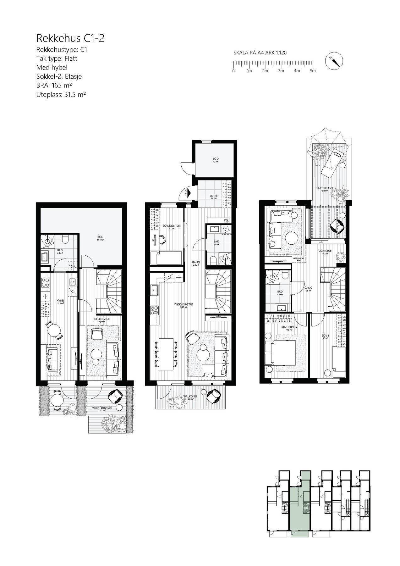 Planskisse Galleribilde