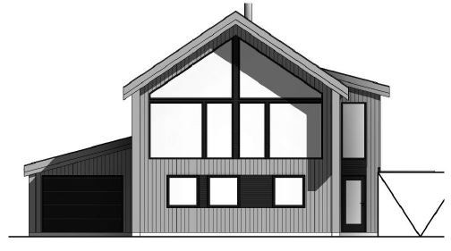 Fasade sør Galleribilde