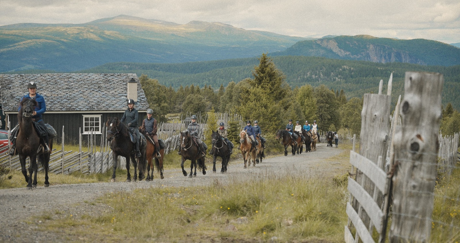 Ridekurs frå Sulseter rideleir Galleribilde