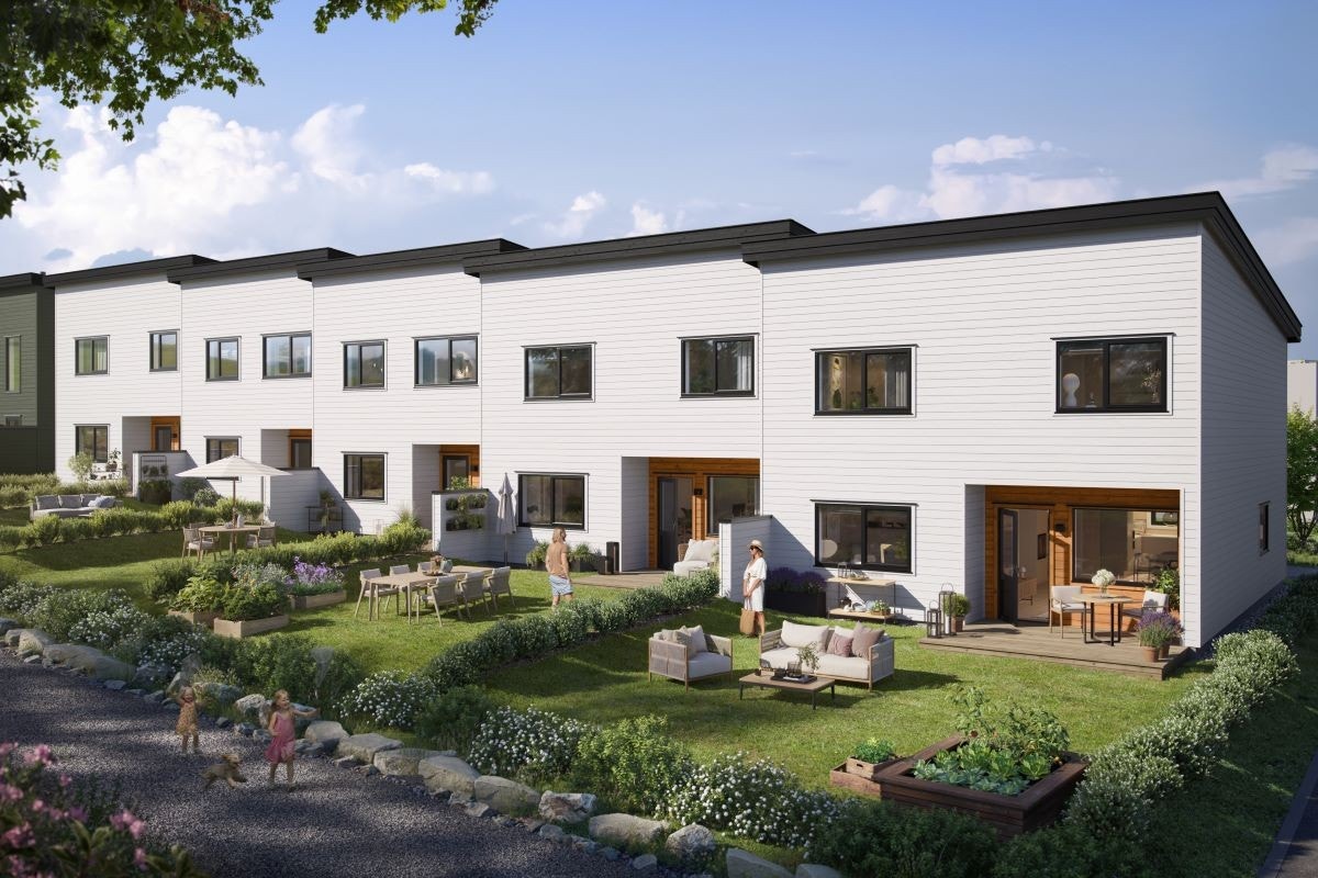 Bladfaksveien 69-77 - hage mot sør-vest Galleribilde