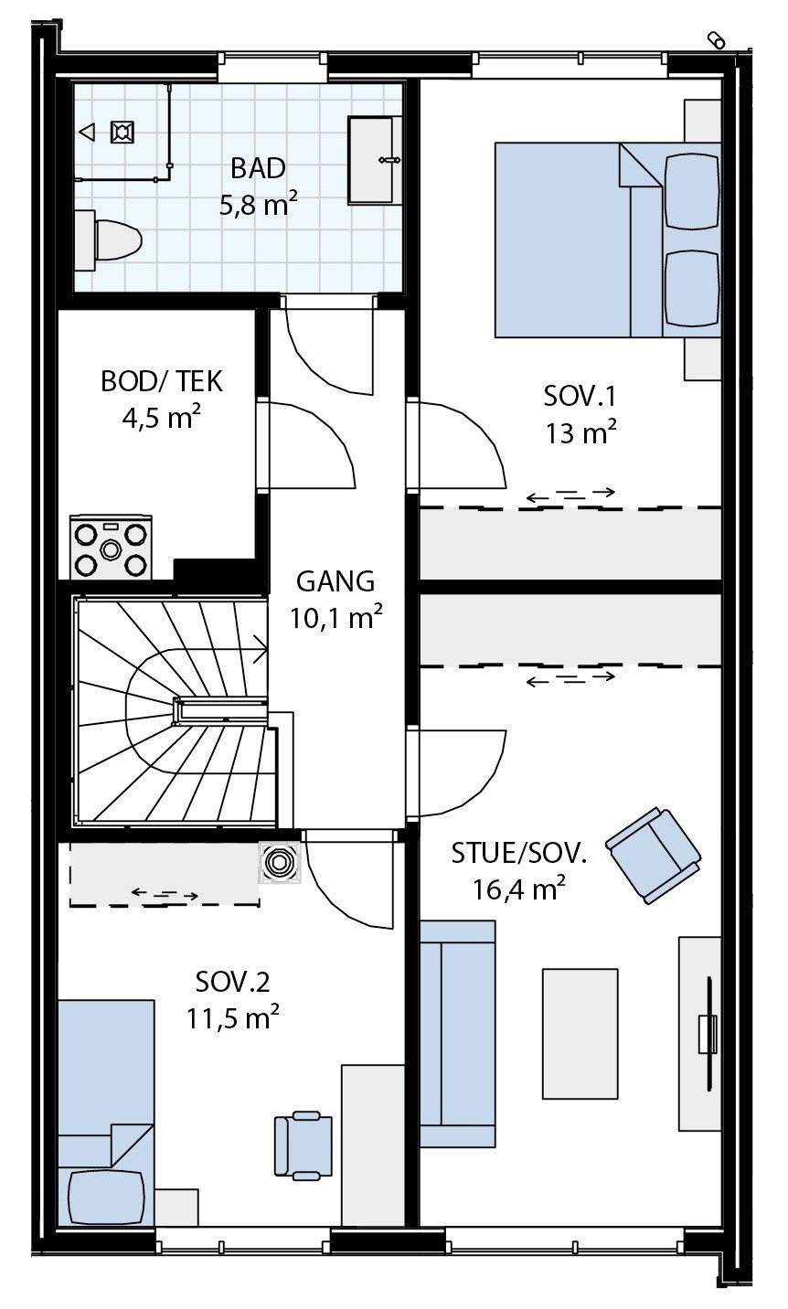 Bladfaksveien 73 - 1.etg Galleribilde