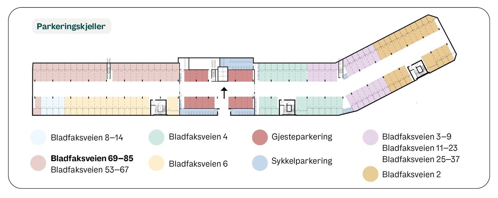 Parkeringskjeller Bladfaksveien Galleribilde