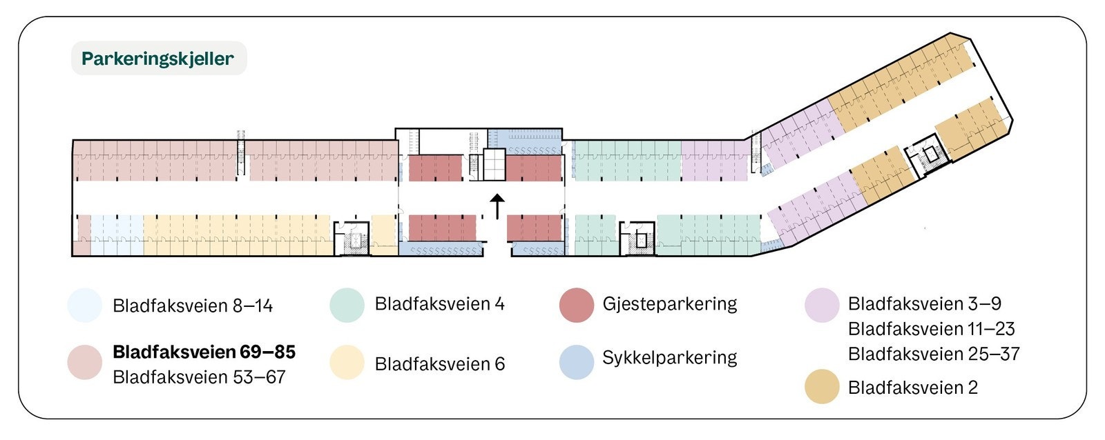 Parkeringskjeller Bladfaksveien Galleribilde
