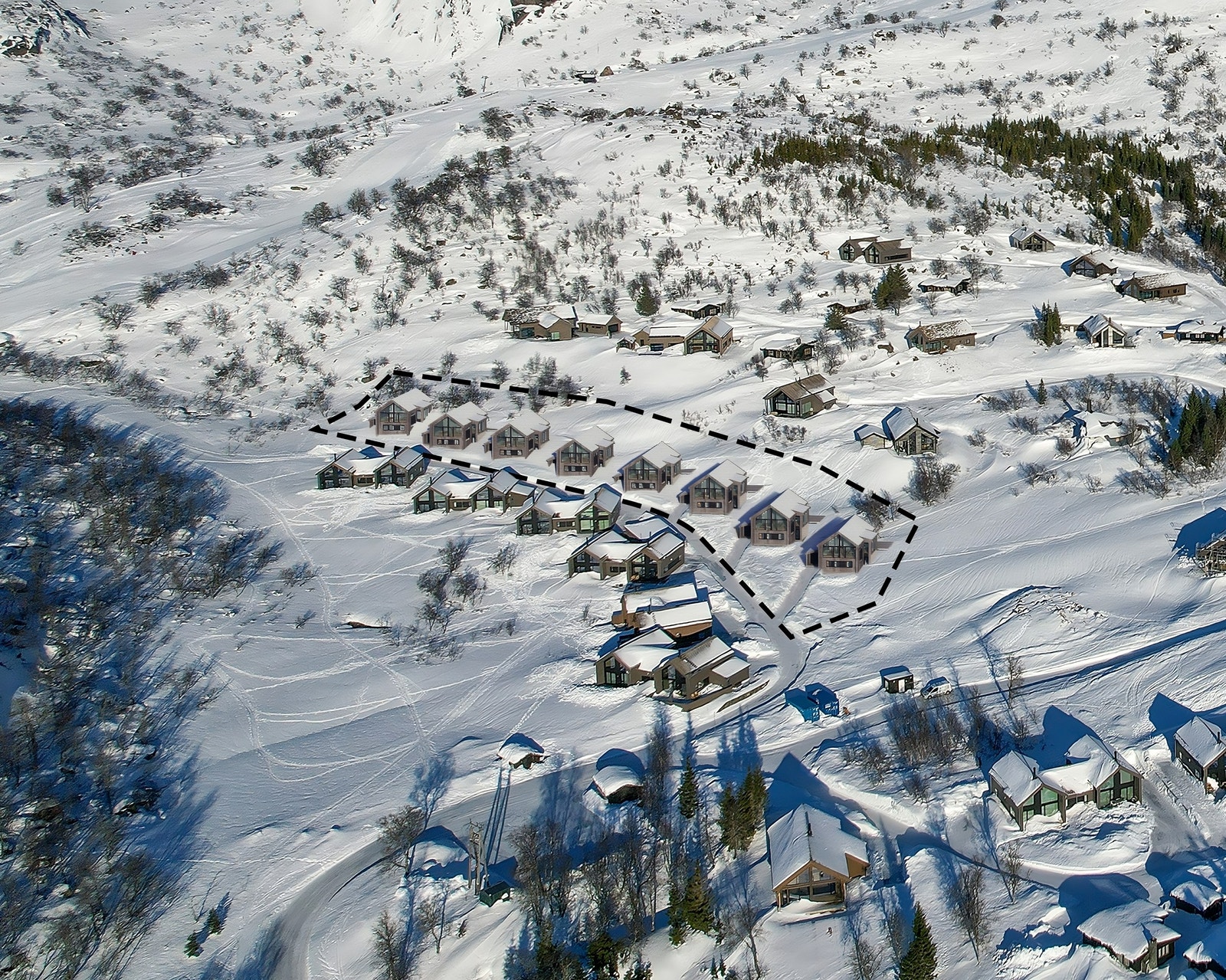 Tomter hvor vi skal bygge Steinbu Galleribilde