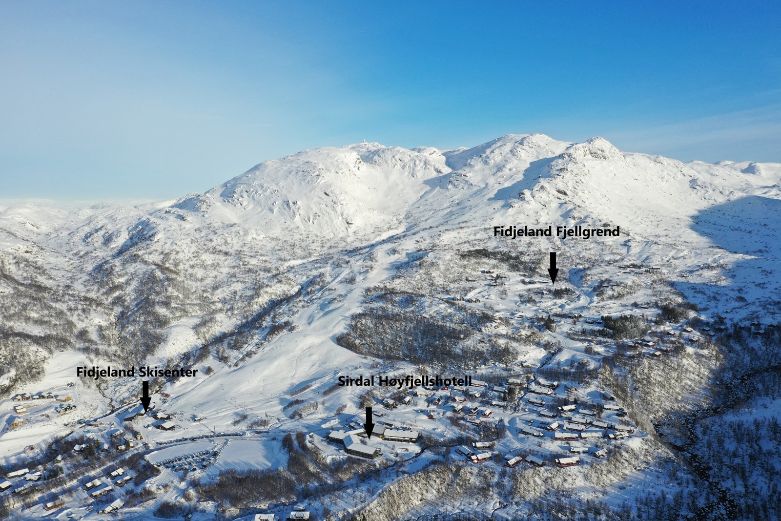 Plassering av Fidjeland Fjellgrend Galleribilde
