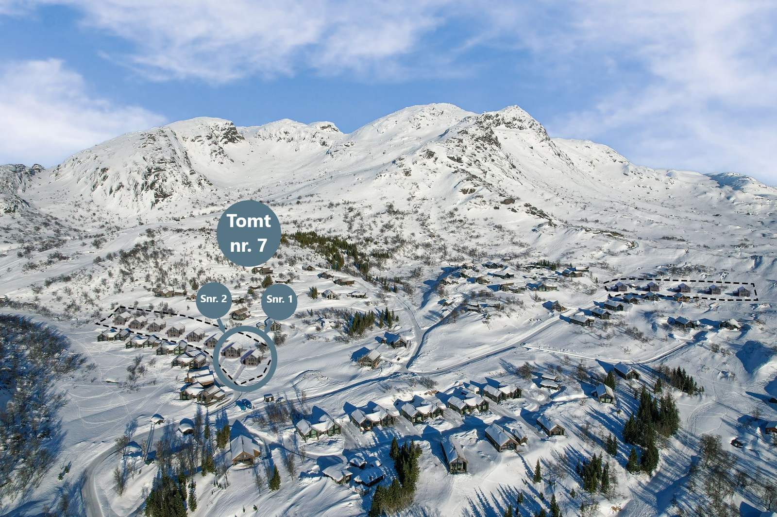 Plassering av tomt nr. 7 Galleribilde