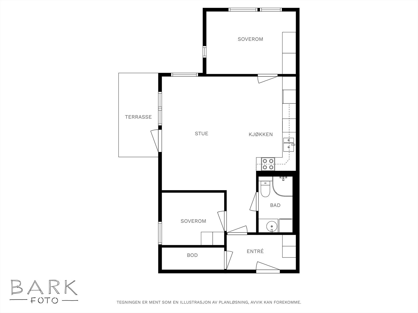 Plantegning Galleribilde