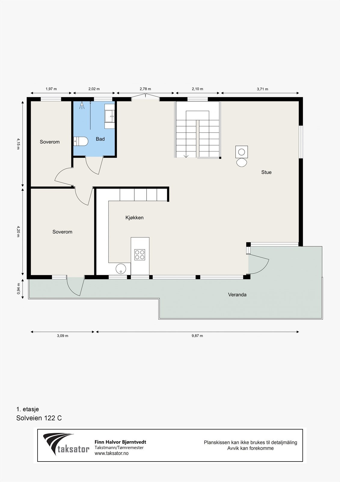 Plantegning - 1. etasje Galleribilde