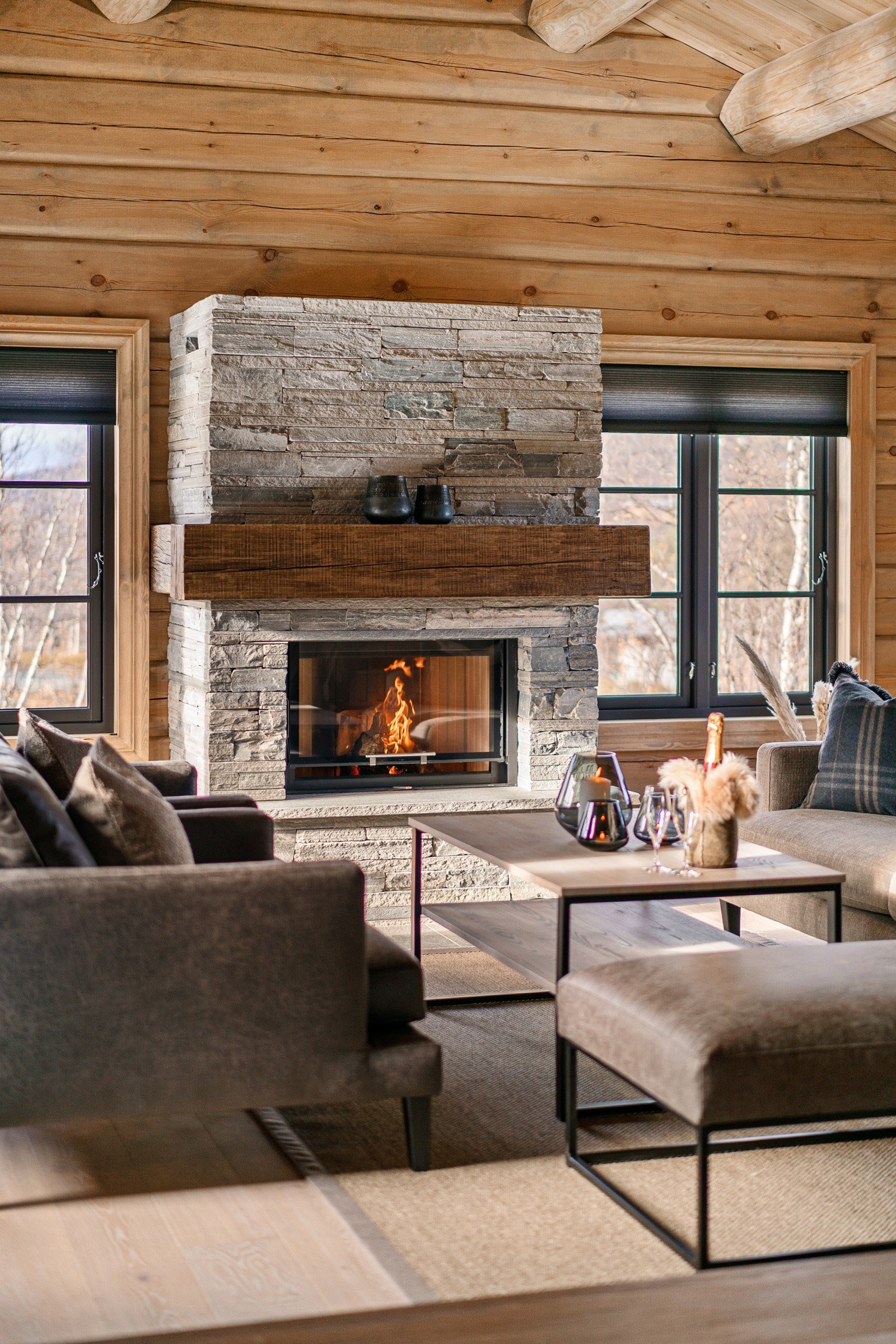 Stor peis i Oppdal skifer Galleribilde