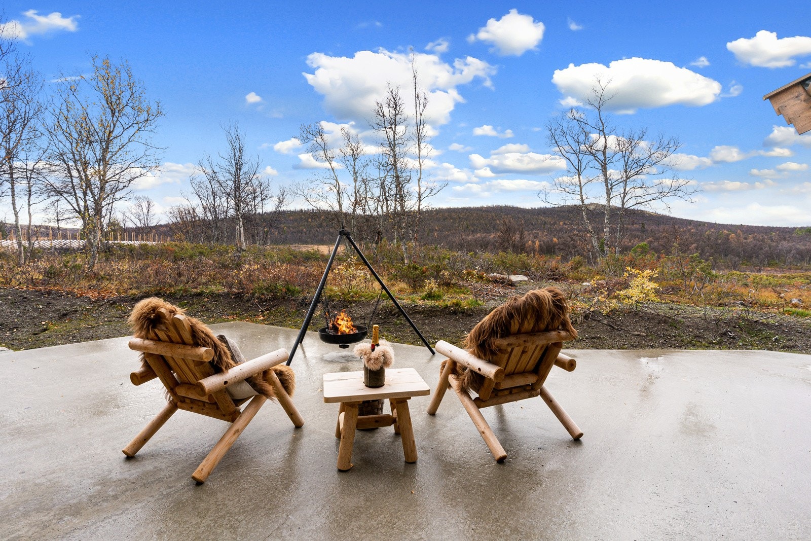 Uteområder med supre sol- og usiktsforhold Galleribilde