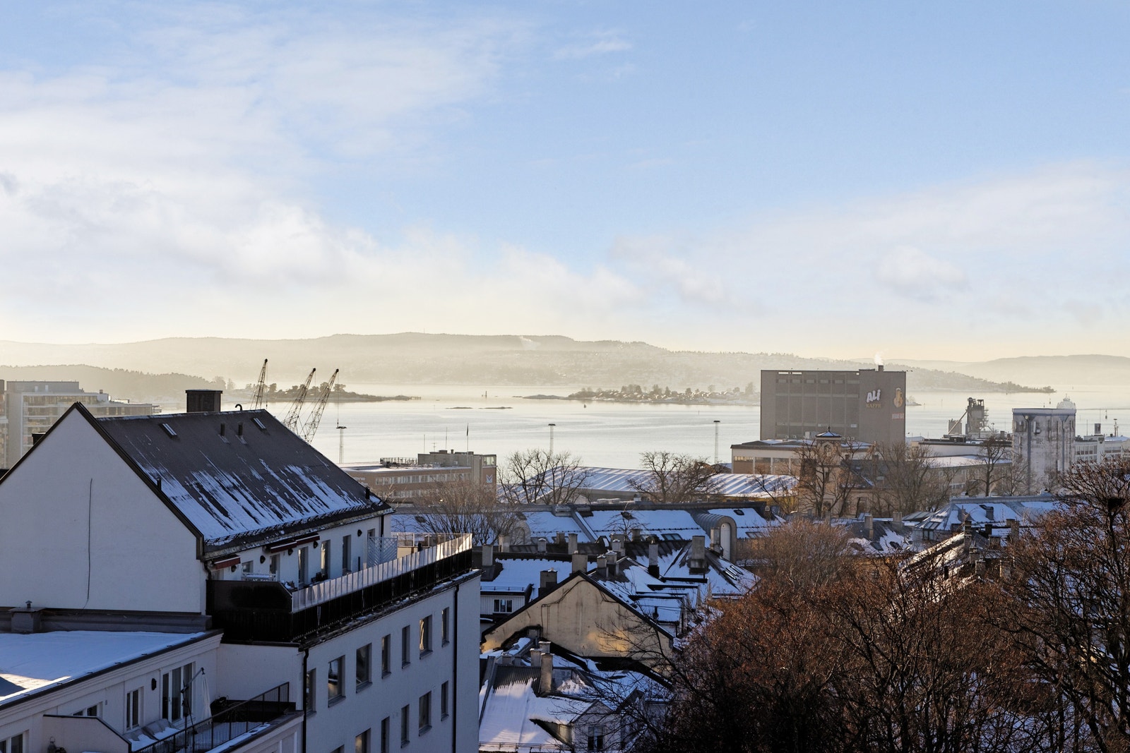 Utsikt mot innseilingen til Oslo Galleribilde