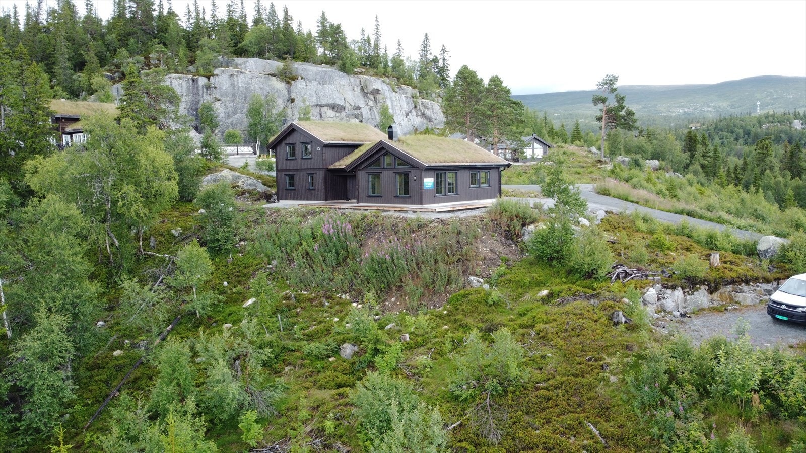 Usjenert beliggenhet med flott utsikt Galleribilde