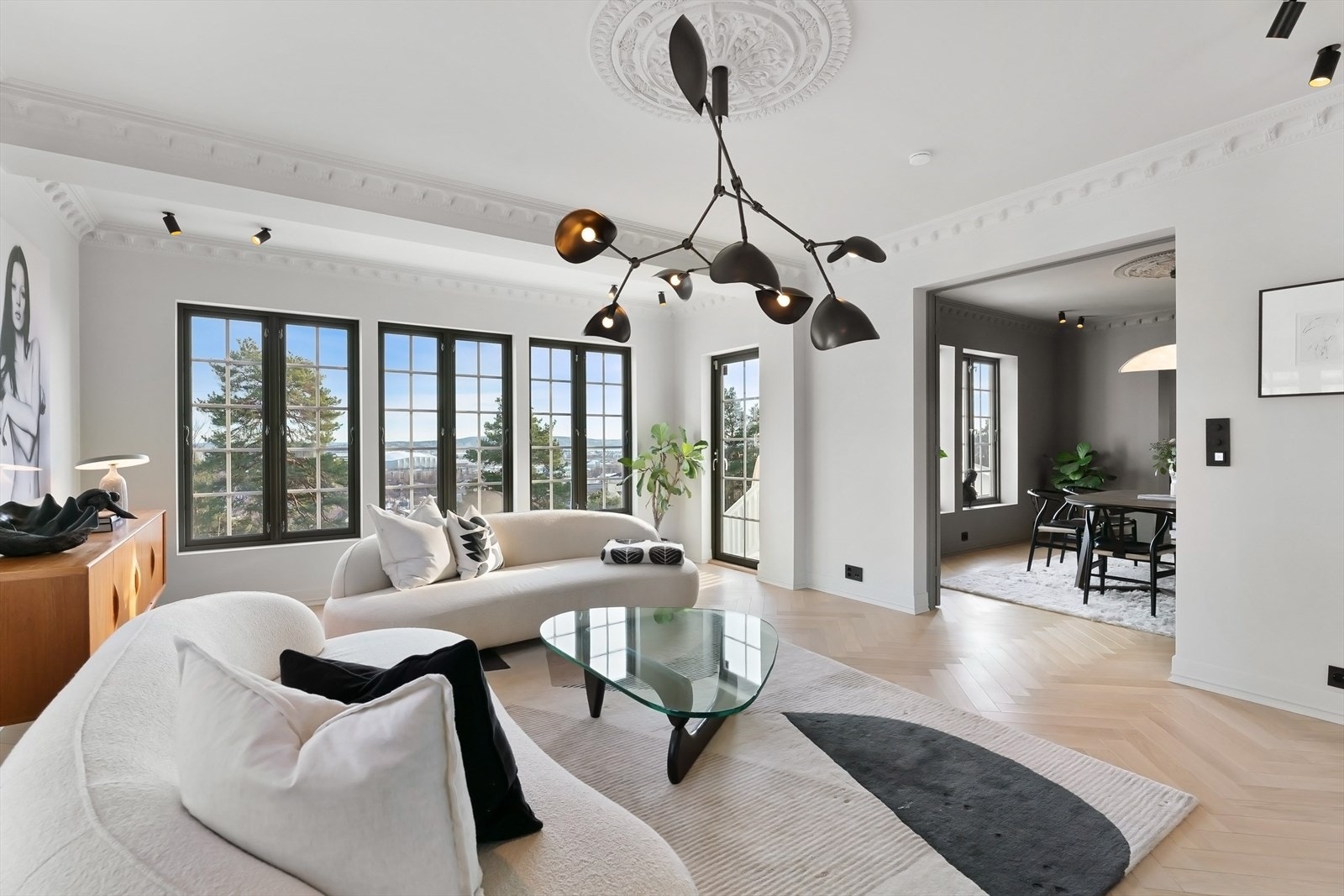 3 stor stuer på rad med fantastisk utsikt mot fjorden. Galleribilde