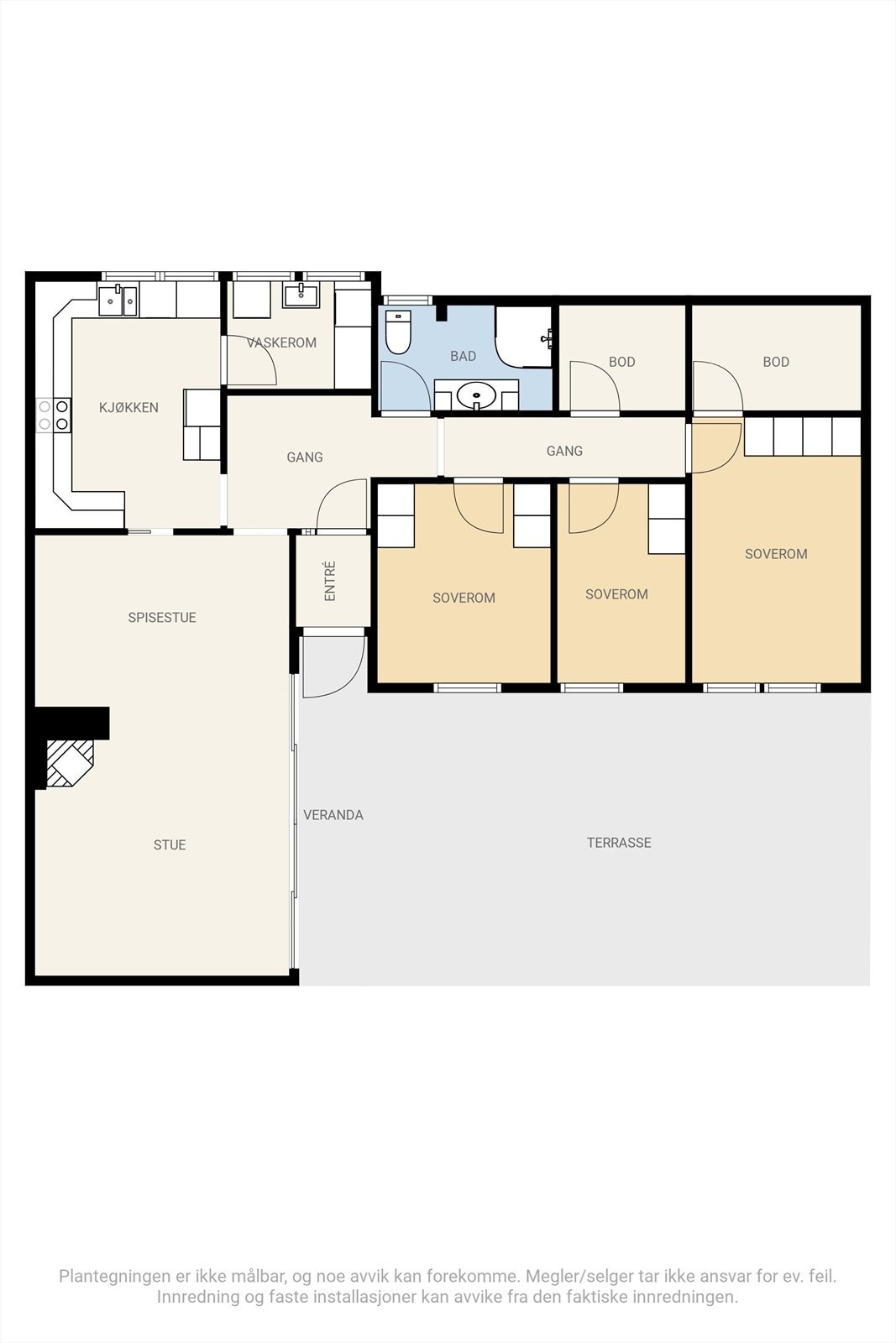 Plantegning Galleribilde