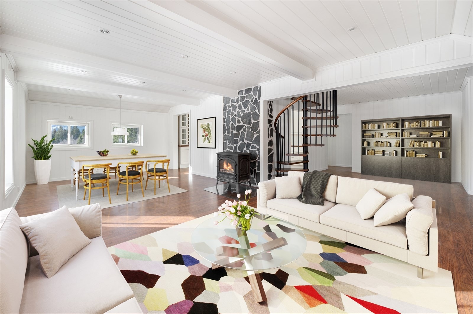 Stue hoveddel 2 etg. Illustrert Galleribilde