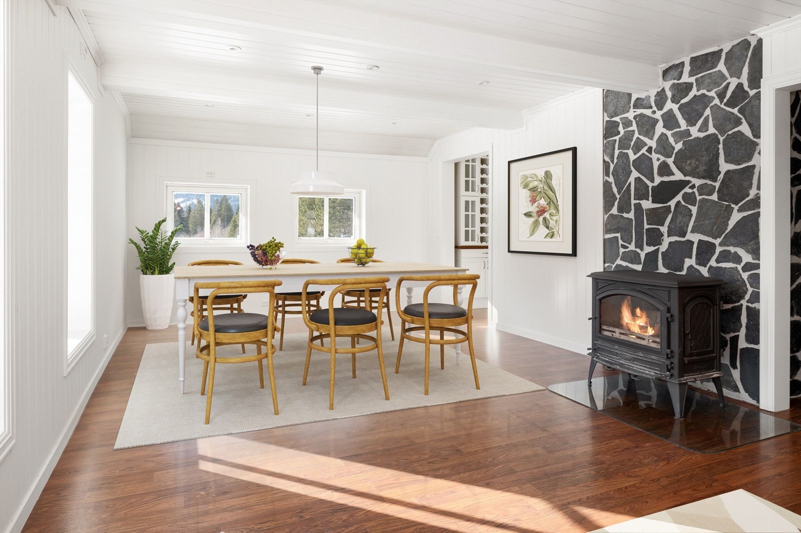 Spisestue hoveddel 2 etg. Illustrert Galleribilde