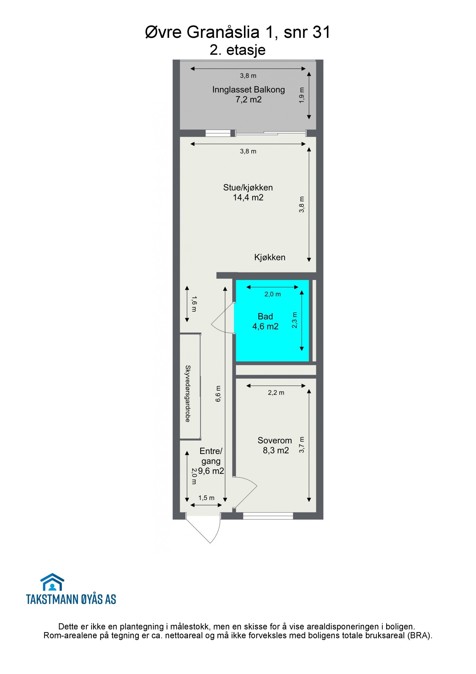 Planskisse. Galleribilde