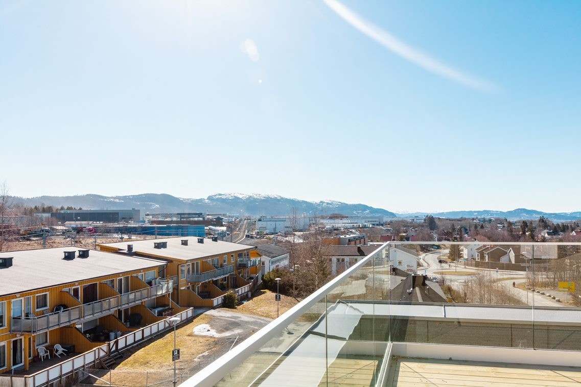 Utsikt fra takterassen Galleribilde