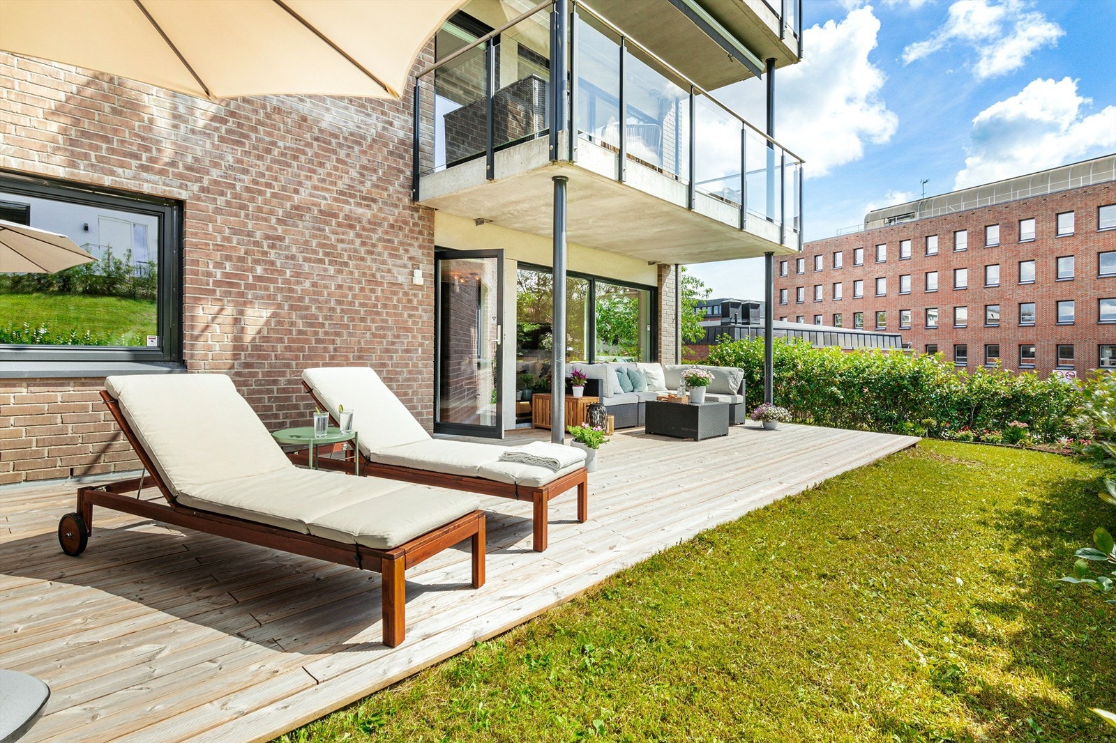 Gode solforhold fra ca. kl.11 til kl.20.30 Galleribilde