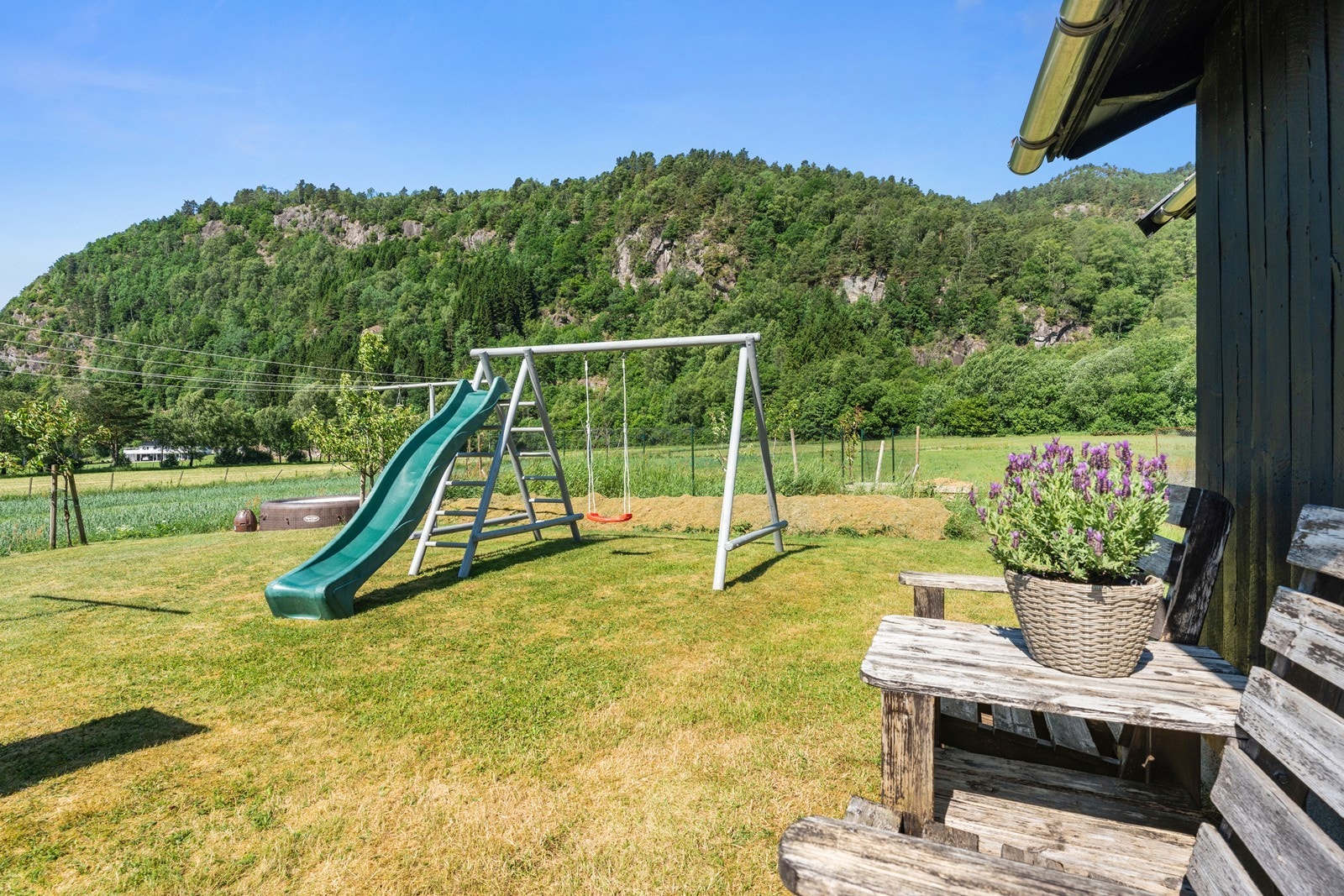 Her er godt med boltreplass for lek og moro. Galleribilde