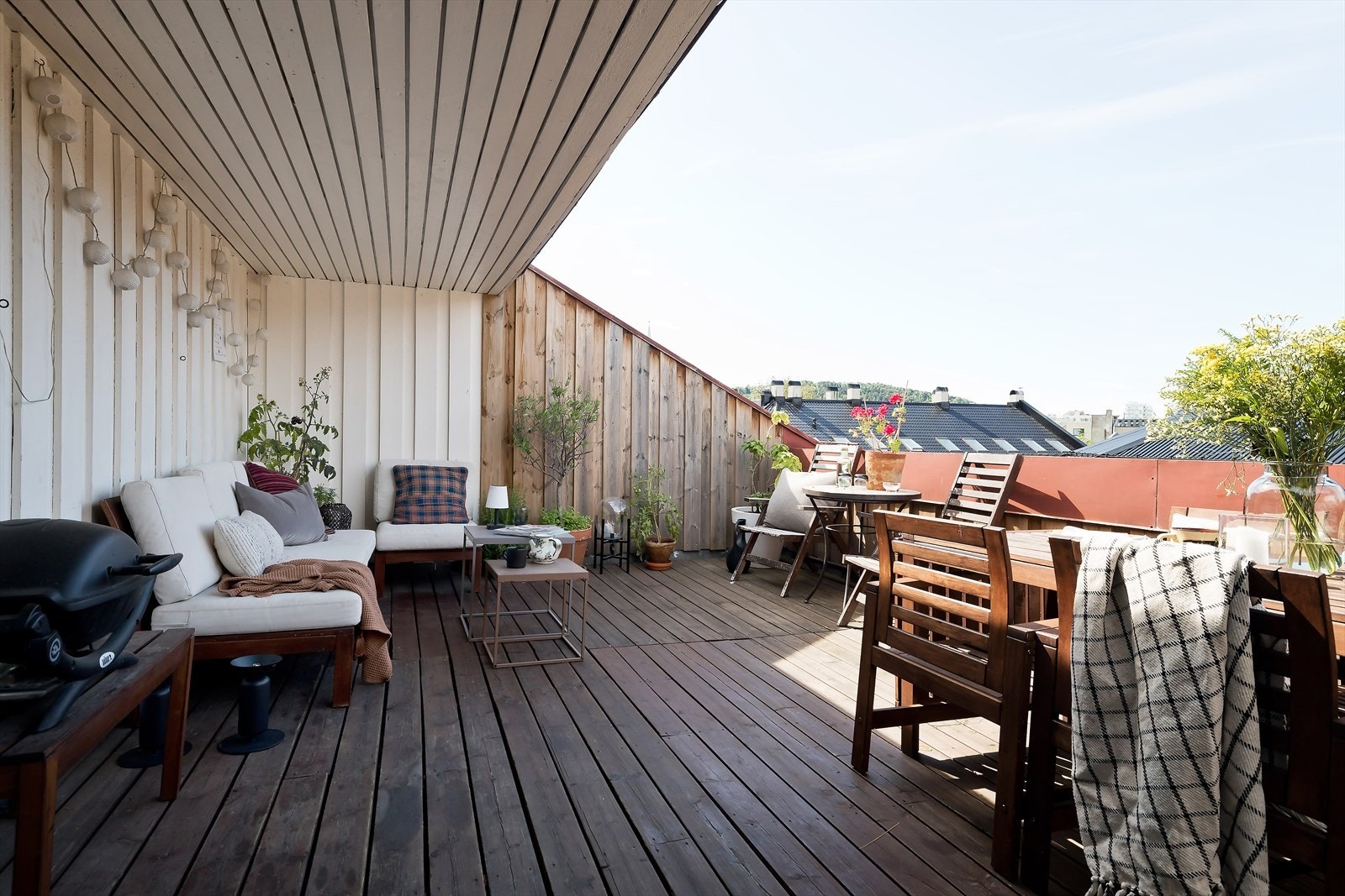 Felles takterrasse på 25 kvm. Galleribilde