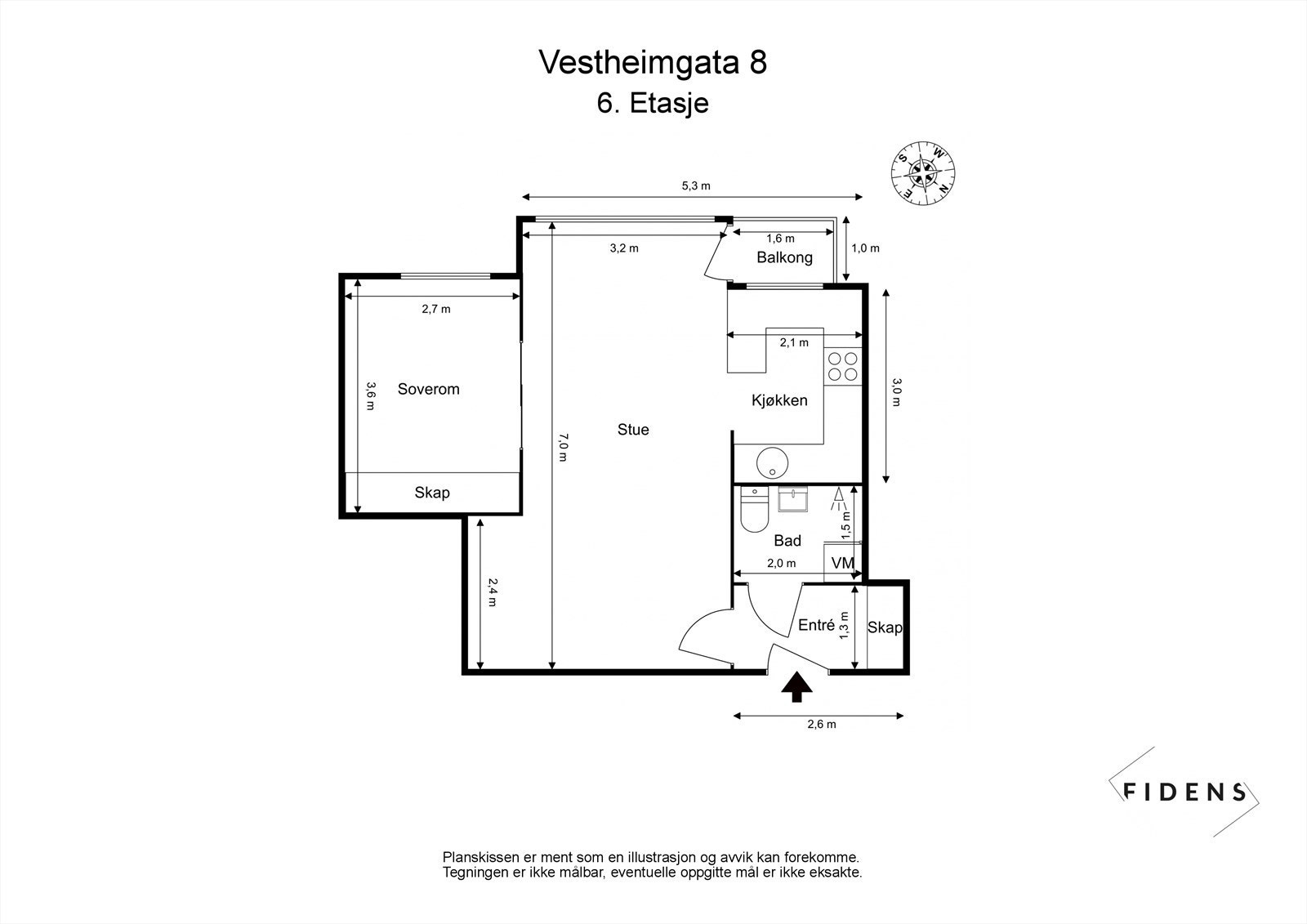 Plantegning Galleribilde