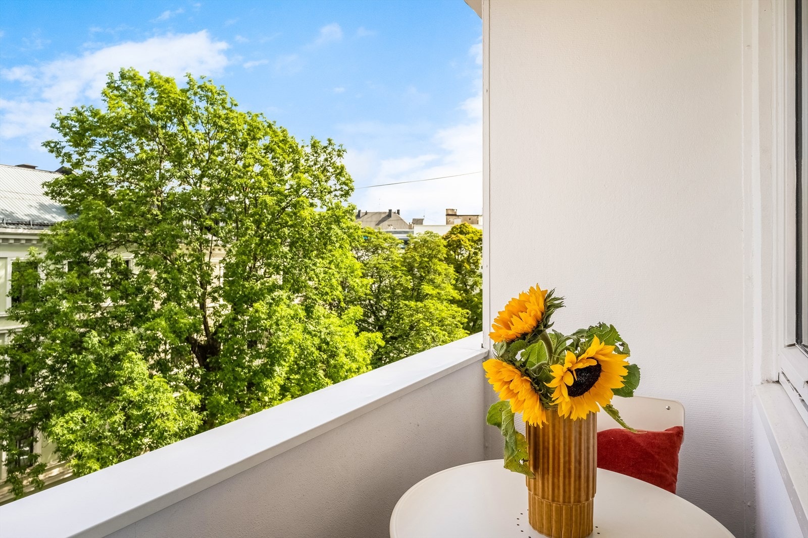 Svært hyggelig og frodig utsikt. Galleribilde