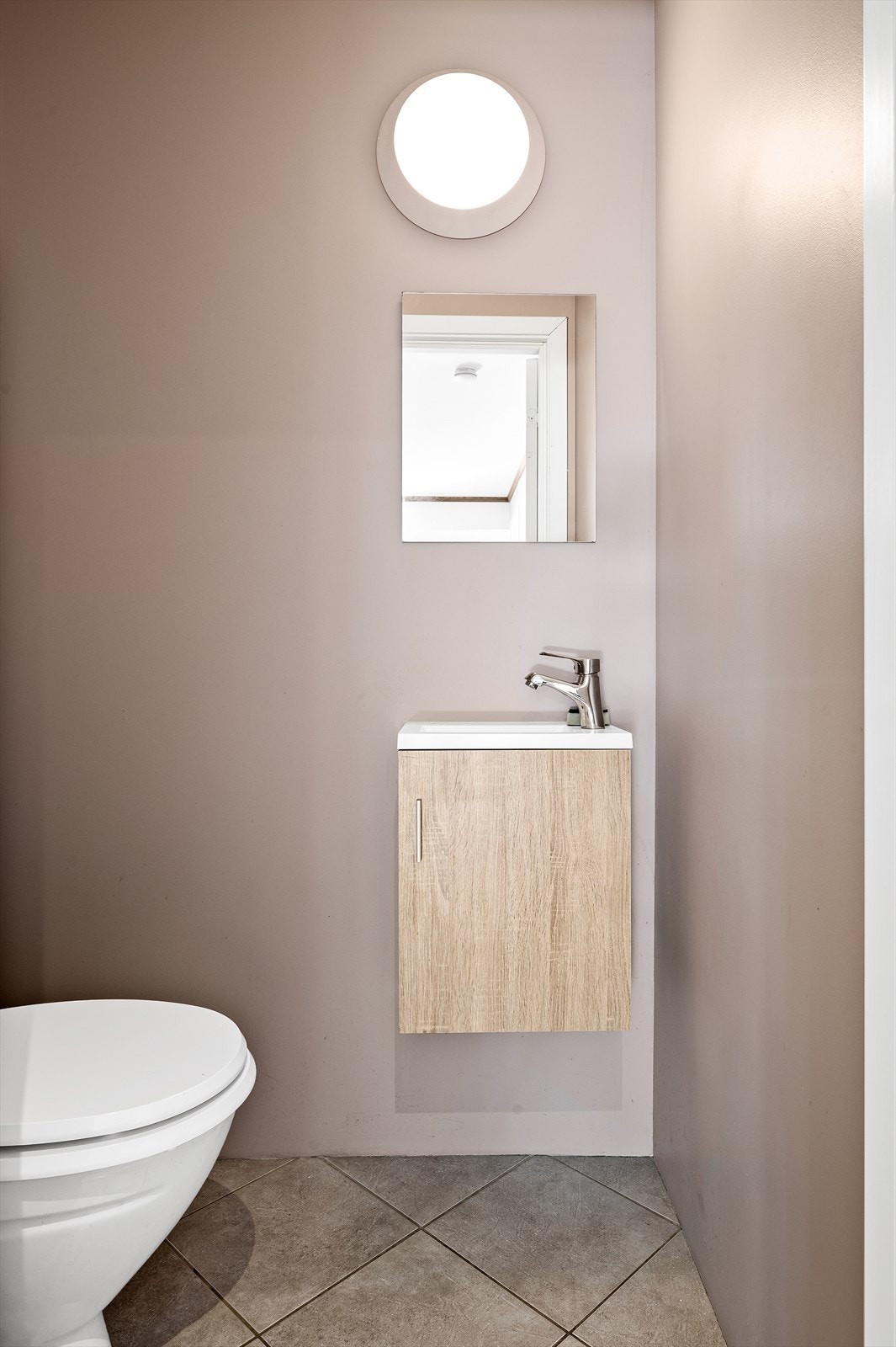 Toalettrommet ble pusset opp i 2018. Galleribilde