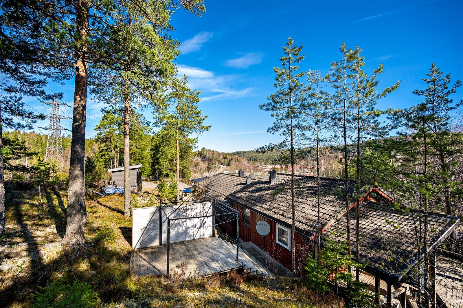 Naturskjønne landlige omgivelser Galleribilde