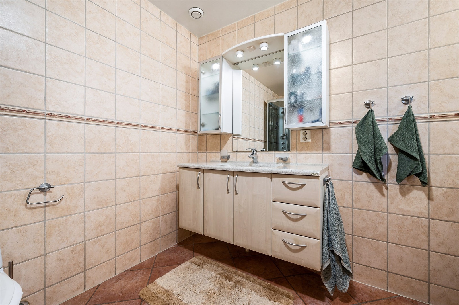 Badet ble oppgradert av selger i 2007. Galleribilde