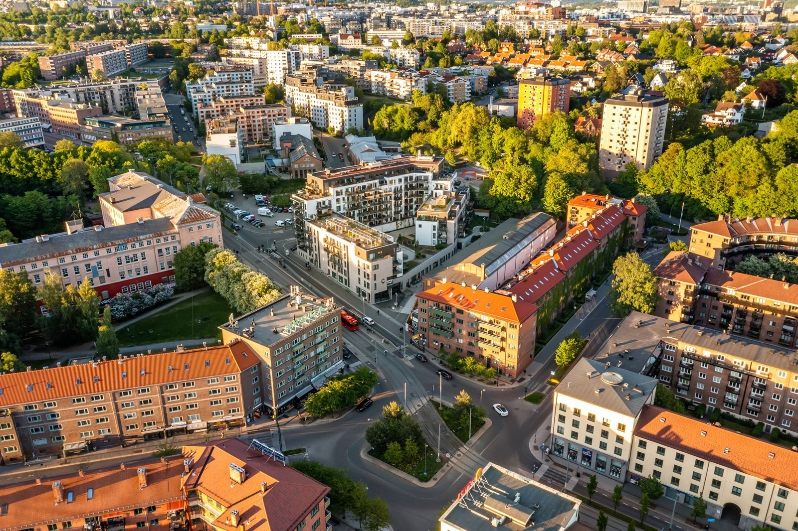 Carl Berner ligger bare en liten spasertur unna. Galleribilde