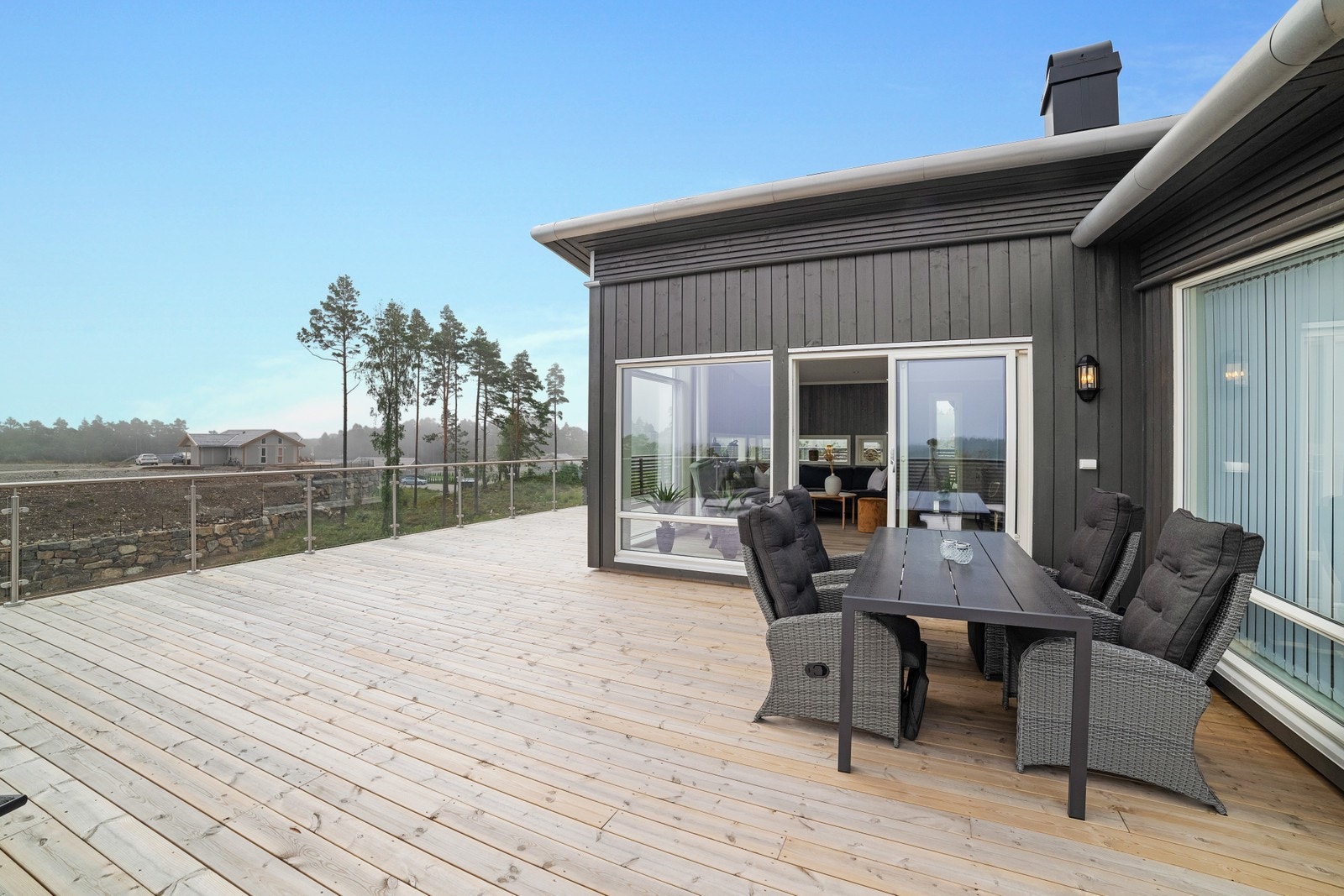 Bilde fra tilsvarende hytte ferdig oppført Galleribilde