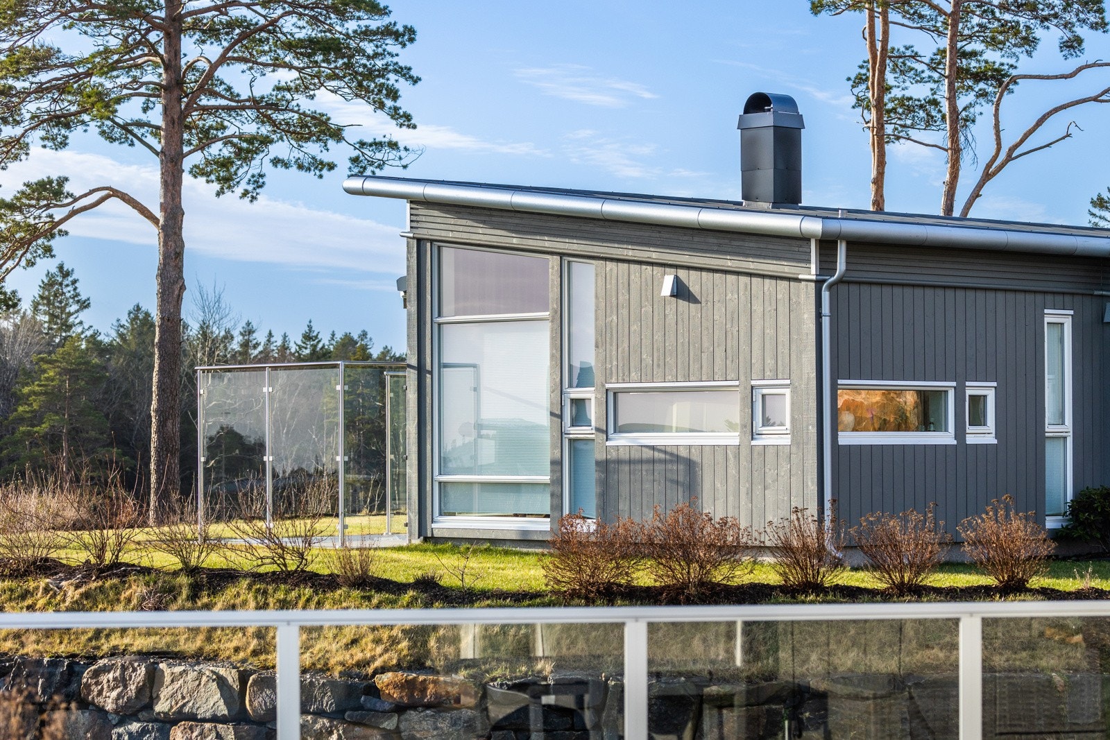 Bilde fra tilsvarende hytte ferdig oppført med kundetilpasninger Galleribilde