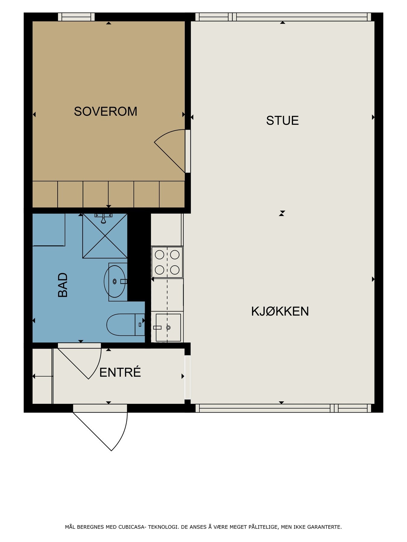Plantegning 3 etasje Galleribilde
