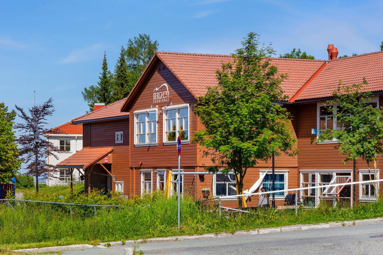I nabolaget ligger også Bergheim Barnehage. Galleribilde