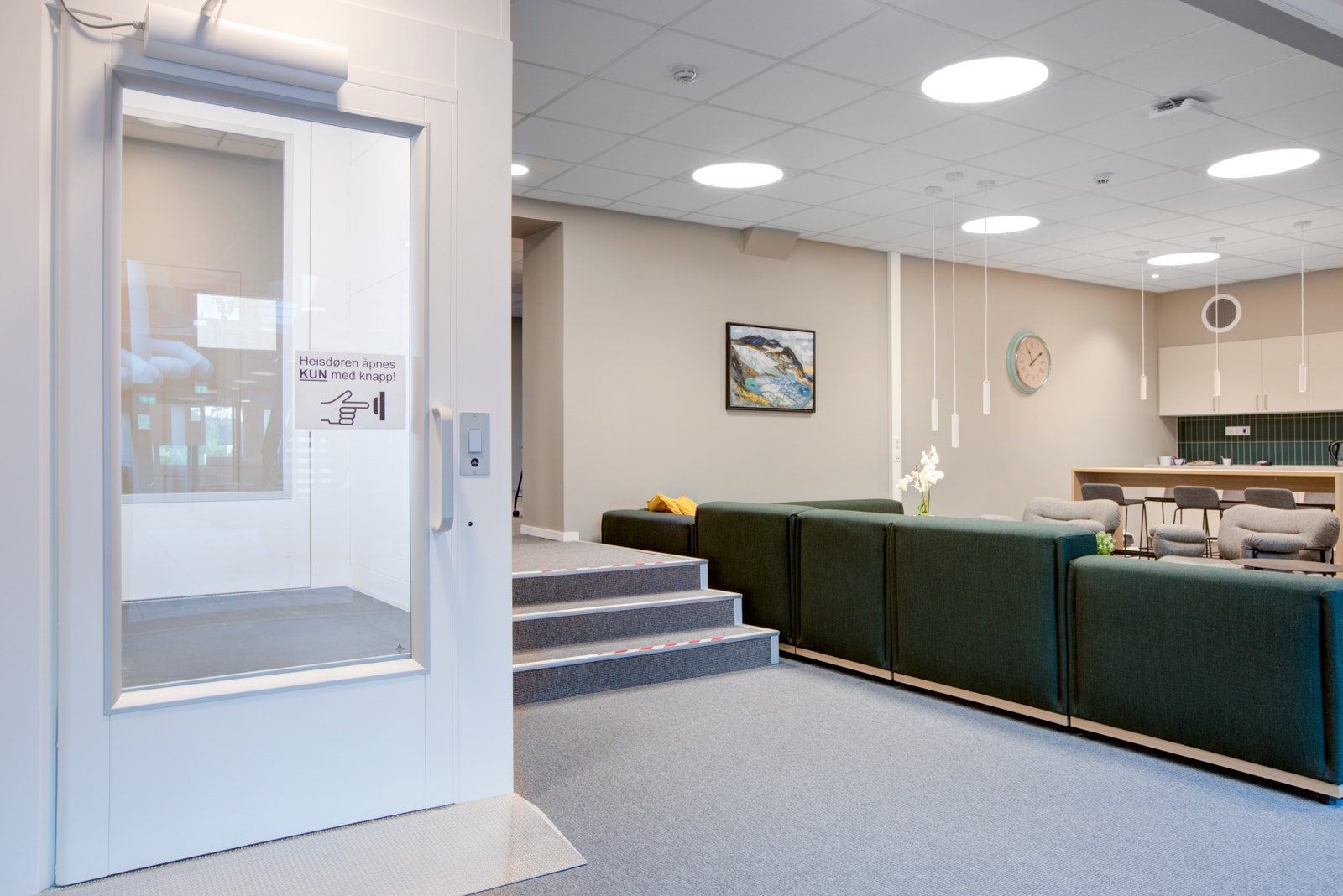 Referansebilde fra et annet prosjekt på bygget Galleribilde