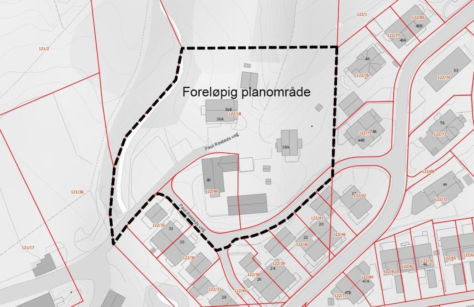 Oversiktsbilde av tomten. Galleribilde