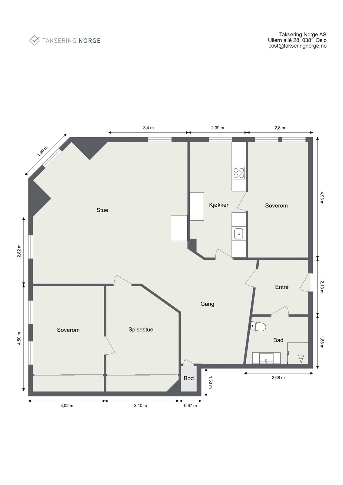 Plantegning Galleribilde